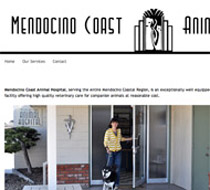 mendocino coast animal hospital website