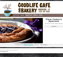 GoodLife Cafe Website