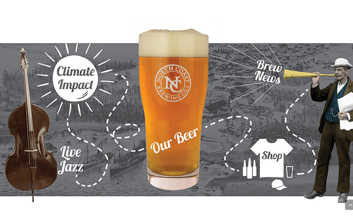 North Coast Brewing Company Website Design